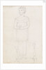 Horatia Nelson standing on a chair holding a cup by Thomas Baxter