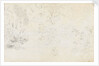 A study in graphite of the bridge and trees from the west (verso) by Thomas Baxter
