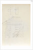 A view of the steps in the centre of the east elevation, between the Miradors (verso) by Thomas Baxter