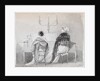 Emma Hamilton and Madame Bianchi seated at a square piano by Thomas Baxter