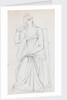 A seated woman, possibly Charlotte Nelson (recto) by Thomas Baxter