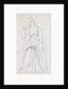 A seated woman, possibly Charlotte Nelson (recto) by Thomas Baxter
