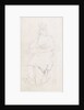 A young woman seated, reading (recto) by Thomas Baxter