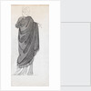 A woman standing, possibly Emma Hamilton by Thomas Baxter