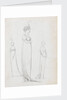A full-length drawing of a woman by Thomas Baxter