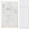 Charlotte Nelson, holding a tureen and stand by Thomas Baxter