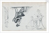 Figure studies, including 'one of the Connor girls and Nelson's nieces' by Thomas Baxter