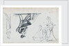 Figure studies, including 'one of the Connor girls and Nelson's nieces' by Thomas Baxter