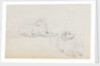 Studies of Nelson's dogs (recto) by Thomas Baxter