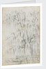 Study of a tree overhanging water at Merton (recto) by Thomas Baxter