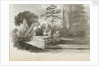 A bridge over the 'Nile' at Merton (recto) by Thomas Baxter
