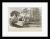 A bridge over the 'Nile' at Merton (recto) by Thomas Baxter