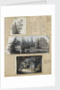 A study of a shrub and and chair, views of Merton Place by Thomas Baxter