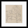 A study of a garden seat or chair by Thomas Baxter
