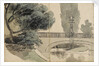 A view of the river and bridge at Merton Place by Thomas Baxter