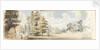 The house and grounds at Merton from the south-east by Thomas Baxter