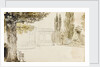 A view of the east elevation of Merton Place (recto) by Thomas Baxter