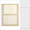 Studies of garden plants including rose foliage and honeysuckle by Thomas Baxter