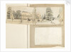 A panoramic view showing the east and north elevations of Merton Place by Thomas Baxter