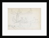 Studies of people in a rowing boat in the river at Merton Place (recto) by Thomas Baxter