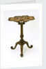 Mahogany supper table with tripod base by unknown