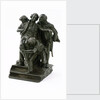 The wounded Nelson carried below deck at Trafalgar by Nelli