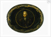 Tray commemorating Vice-Admiral Horatio Nelson (1758-1805) by Lemuel Francis Abbott