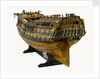 Ship of 74 guns, port stern quarter by unknown
