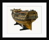 Ship of 74 guns, port stern quarter by unknown