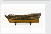 Ship of 74 guns, port broadside by unknown