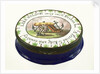 Oval patch box commemorating Vice-Admiral Horatio Nelson (1758-1805) by unknown