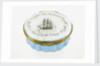 Oval patch box with a mirror inside the lid, commemorating Vice-Admiral Horatio Nelson (1758-1805) and the Battle of Trafalgar, 1805 by unknown