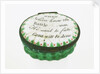 Oval patch box with a mirror inside the lid, commemorating Vice-Admiral Horatio Nelson (1758-1805) by unknown