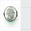 Oval patch box with a mirror inside the lid, commemorating HMS 'Victory' by unknown