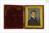 Miniature painting of the Reverend Philip Ward (1795-1859), husband of Nelson's daughter Horatia, painted at the time of their marriage in 1822 by Charles Ross