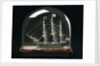 Ship model in glass dome by unknown