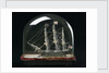 Ship model in glass dome by unknown