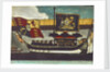 Picture on glass: 'A Correct Representation of the Funeral Barge which conveyed the Body of the Late Lord Nelson from Greenwich to Whitehall Jany. 8th. 1806.' by W.B. Walker