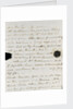 Letter from Lady Nelson to Alexander Davison, page three by Lady Frances Nelson