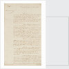 Nelson's secret memorandum, front page by Horatio Nelson