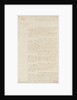 Nelson's secret memorandum, front page by Horatio Nelson