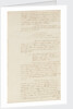 Nelson's secret memorandum, page two by Horatio Nelson