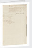 Nelson's secret memorandum, page three by Horatio Nelson