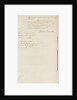 Nelson's secret memorandum, page three by Horatio Nelson
