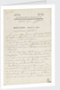 Letter from Napoleon to Admiral Ganteaume by Napoleon Bonaparte