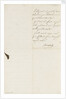 Letter from Napoleon Admiral Ganteaume, back page by Napoleon Bonaparte