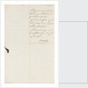 Letter from Napoleon Admiral Ganteaume, back page by Napoleon Bonaparte