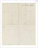 Letter from Nelson to Emma Hamilton, March 1805 by Horatio Nelson