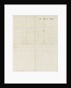 Letter from Nelson to Emma Hamilton, March 1805 by Horatio Nelson