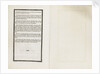Complete order of ceremony of the funeral procession of Lord Nelson, 8 and 9 Jan 1806 by unknown